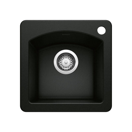 Blanco Diamond Silgranit Drop - In or Undermount Bar Sink, 15" X 15" - BUILDMYPLACE