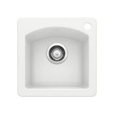 Blanco Diamond Silgranit Drop - In or Undermount Bar Sink, 15" X 15" - BUILDMYPLACE