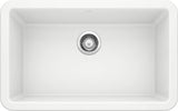 Blanco Ikon 30 Inch Farmhouse Apron Front Single Bowl Kitchen Sink - BUILDMYPLACE