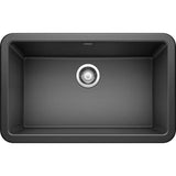 Blanco Ikon 30 Inch Farmhouse Apron Front Single Bowl Kitchen Sink - BUILDMYPLACE