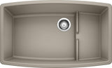 Blanco Performa 32 Inch Cascade Silgranit Undermount Kitchen Sink with Colander - BUILDMYPLACE
