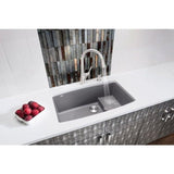 Blanco Performa 32 Inch Cascade Silgranit Undermount Kitchen Sink with Colander - BUILDMYPLACE