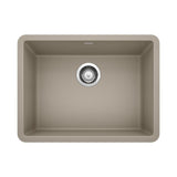 Blanco Precis 24 inch Single Bowl Silgranit Undermount Kitchen Sink - BUILDMYPLACE