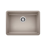 Blanco Precis 25 inch Single Bowl Silgranit ADA Undermount Kitchen Sink - BUILDMYPLACE