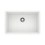 Blanco Precis 27 inch Single Bowl Silgranit Undermount Kitchen Sink - BUILDMYPLACE