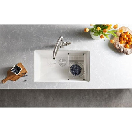 Blanco Precis 32 Inch Super Single Bowl Silgranit Undermount Kitchen Sink - BUILDMYPLACE