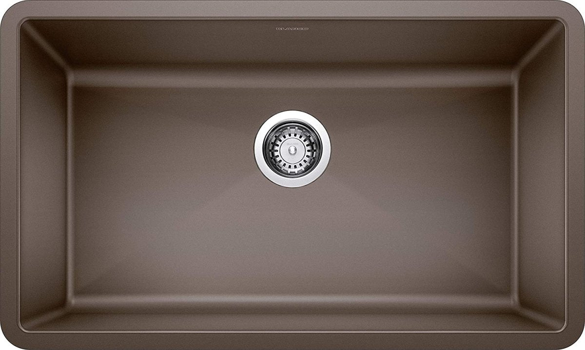 Blanco Precis 32 Inch Super Single Bowl Silgranit Undermount Kitchen Sink - BUILDMYPLACE