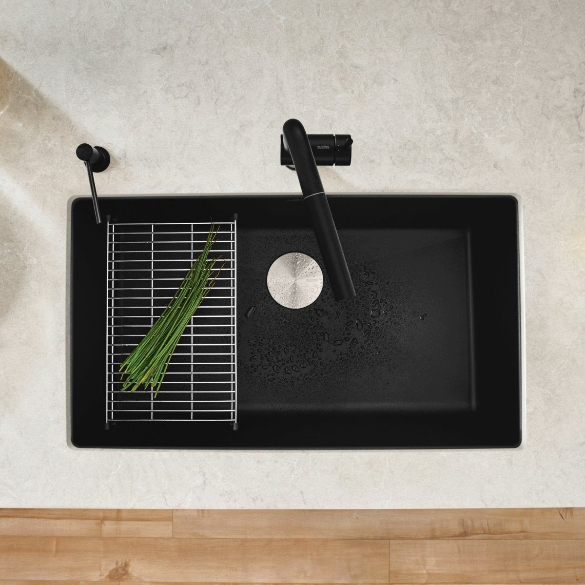 Blanco Precis 32 Inch Super Single Bowl Silgranit Undermount Kitchen Sink - BUILDMYPLACE
