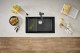 Blanco Precis 32 Inch Super Single Bowl Silgranit Undermount Kitchen Sink - BUILDMYPLACE
