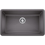 Blanco Precis 32 Inch Super Single Bowl Silgranit Undermount Kitchen Sink - BUILDMYPLACE