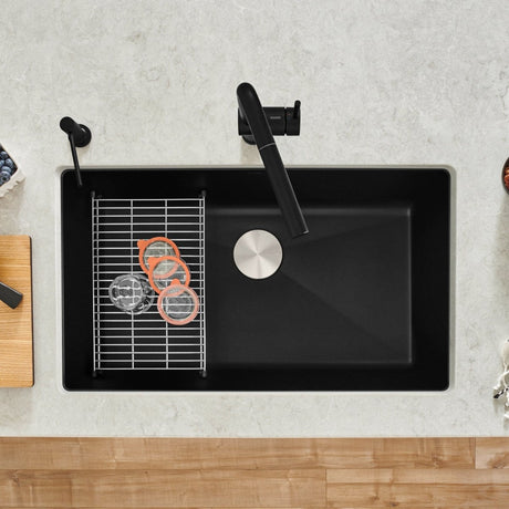 Blanco Precis 32 Inch Super Single Bowl Silgranit Undermount Kitchen Sink - BUILDMYPLACE