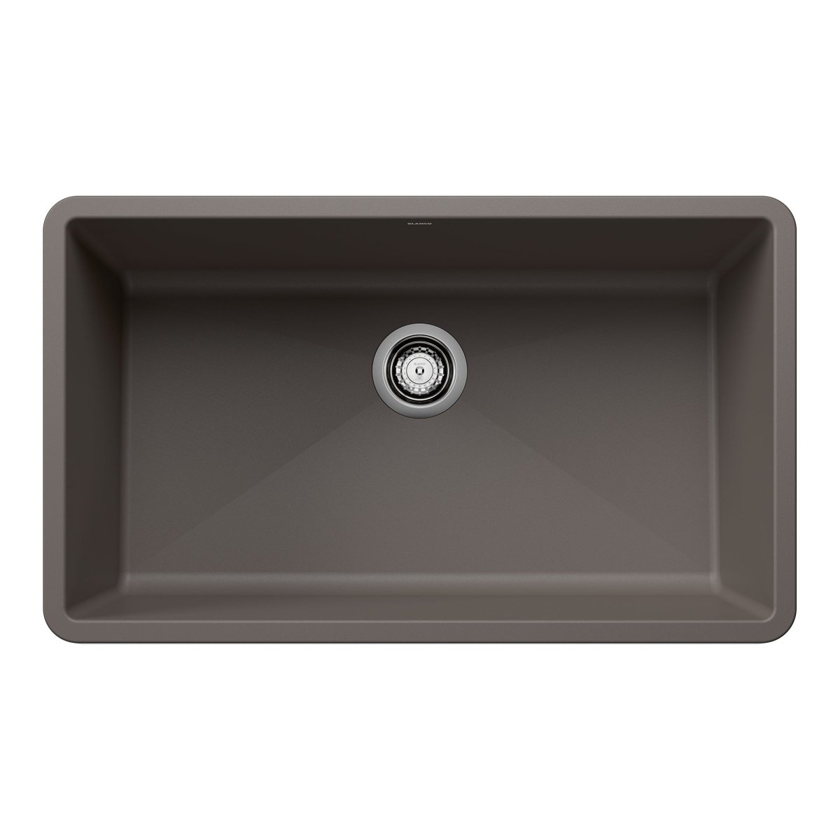 Blanco Precis 32 Inch Super Single Bowl Silgranit Undermount Kitchen Sink - BUILDMYPLACE