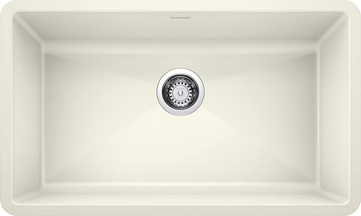 Blanco Precis 32 Inch Super Single Bowl Silgranit Undermount Kitchen Sink - BUILDMYPLACE