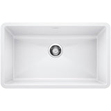 Blanco Precis 32 Inch Super Single Bowl Silgranit Undermount Kitchen Sink - BUILDMYPLACE