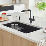 Blanco Precis 32 Inch Super Single Bowl Silgranit Undermount Kitchen Sink - BUILDMYPLACE