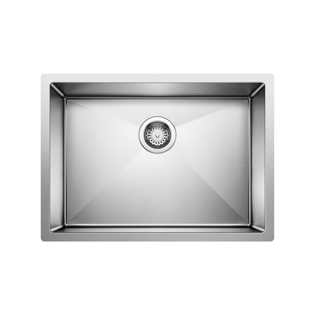 Blanco Precision Single Basin Stainless Steel Kitchen Sink 25" x 18" - BUILDMYPLACE