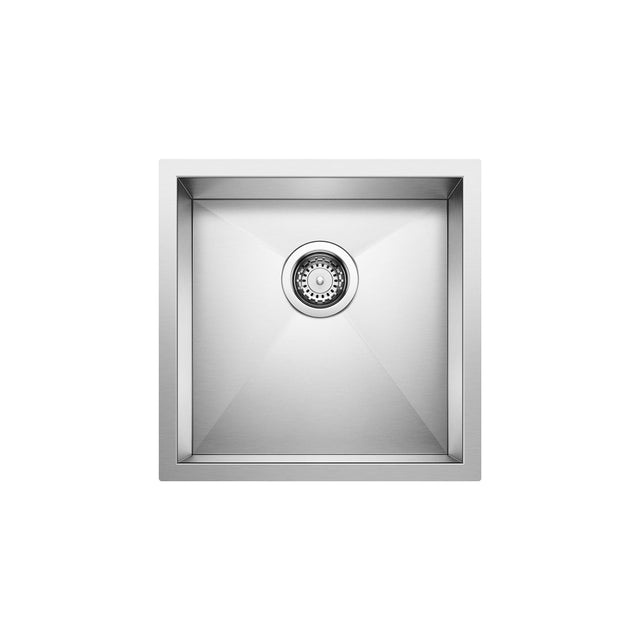 Blanco Quatrus R0 Bar Sink in Satin Polished Finish - BUILDMYPLACE