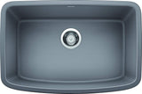 Blanco Valea 27 Inch Silgranit Single Bowl Undermount Kitchen Sink - BUILDMYPLACE