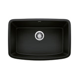 Blanco Valea 27 Inch Silgranit Single Bowl Undermount Kitchen Sink - BUILDMYPLACE