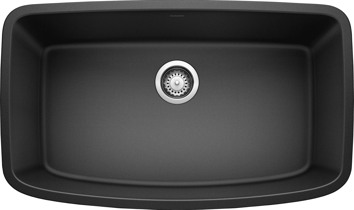 Blanco Valea 32 Inch Silgranit Super Single Bowl Undermount Kitchen Sink - BUILDMYPLACE