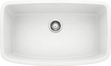 Blanco Valea 32 Inch Silgranit Super Single Bowl Undermount Kitchen Sink - BUILDMYPLACE