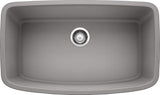 Blanco Valea 32 Inch Silgranit Super Single Bowl Undermount Kitchen Sink - BUILDMYPLACE