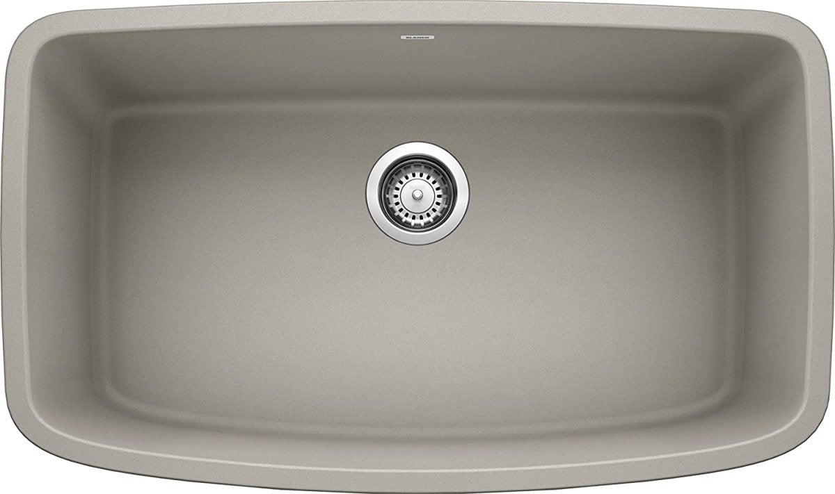 Blanco Valea 32 Inch Silgranit Super Single Bowl Undermount Kitchen Sink - BUILDMYPLACE