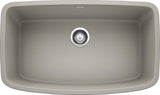 Blanco Valea 32 Inch Silgranit Super Single Bowl Undermount Kitchen Sink - BUILDMYPLACE