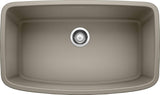 Blanco Valea 32 Inch Silgranit Super Single Bowl Undermount Kitchen Sink - BUILDMYPLACE