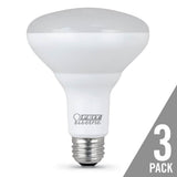 BR30 LED Light Bulb, 9.5 Watts, E26, Non - Dimmable, Frosted, 650 Lumens, 5000K - BUILDMYPLACE
