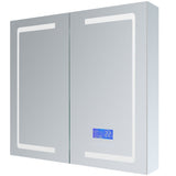 Bracciano 36" Wide x 36" Tall LED Medicine Cabinet w/ Defogger - BUILDMYPLACE
