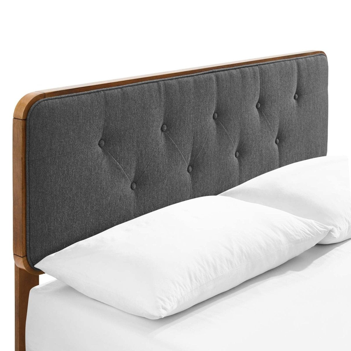 Bridgette Twin Wood Platform Bed With Angular Frame - BUILDMYPLACE
