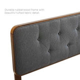 Bridgette Twin Wood Platform Bed With Angular Frame - BUILDMYPLACE