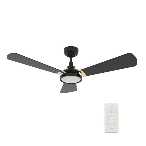 BRISA 52 inch 3-Blade Smart Ceiling Fan with LED Light & Remote