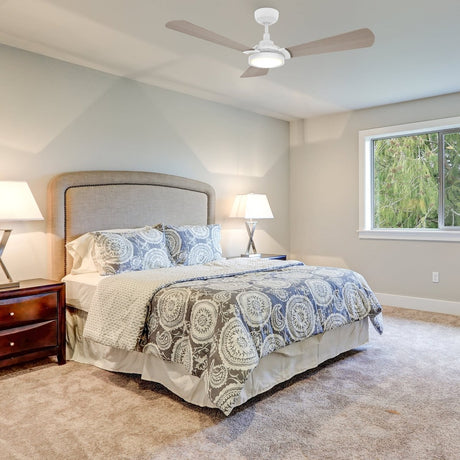 BRISA 56 inch 3 - Blade Smart Ceiling Fan with LED Light & Remote - LEDMyPlace
