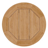 Brisbane Teak Wood Outdoor Patio Side Table - BUILDMYPLACE