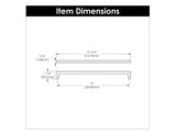 cabinet door handles 12 Inch Center to Center - Hickory Hardware - BUILDMYPLACE