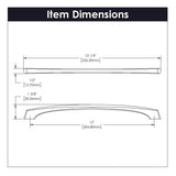 Cabinet Pull 12 Inch Center to Center - Greenwich Collection - BUILDMYPLACE