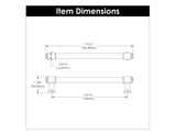 Cabinet Pull 6 - 5/16 Inch (160mm) Center to Center - Hickory Hardware - BUILDMYPLACE