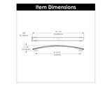 Cabinet Pull - 8 - 13/16 Inch (224mm) Center to Center - Hickory Hardware - BUILDMYPLACE
