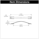 Cabinet Pulls 6 - 5/16 Inch (160mm) Center to Center - Hickory Hardware - BUILDMYPLACE