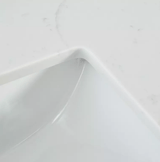 Calacatta Quartz White Bathroom Vanity Sink Top - BUILDMYPLACE