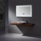 Caldona 48" Wide x 32" Tall LED Mirror w/ Defogger - BUILDMYPLACE