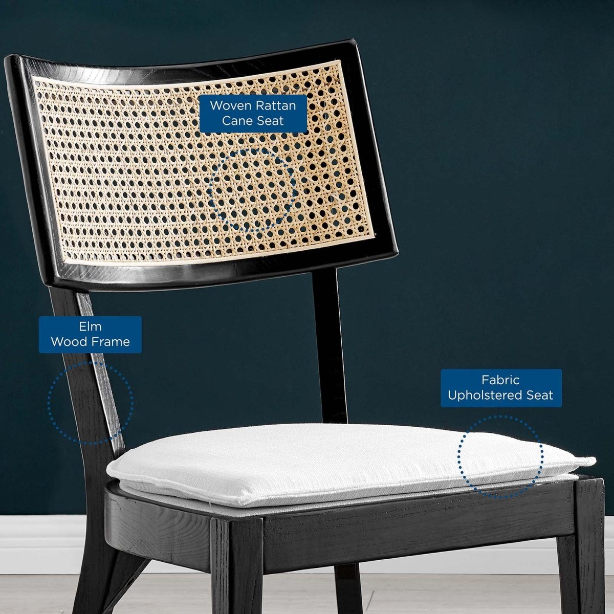 Caledonia Wood Dining Chair - BUILDMYPLACE