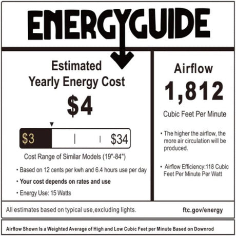 CALEN 44 inch 3 - Blade Flush Mount Smart Ceiling Fan with LED Light & Remote - LEDMyPlace
