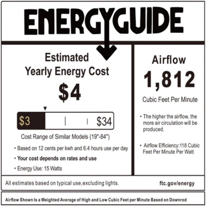CALEN 44 inch 3 - Blade Flush Mount Smart Ceiling Fan with LED Light & Remote - LEDMyPlace