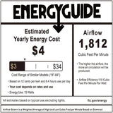 CALEN 48 inch 3 - Blade Flush Mount Smart Ceiling Fan with LED Light & Remote - LEDMyPlace