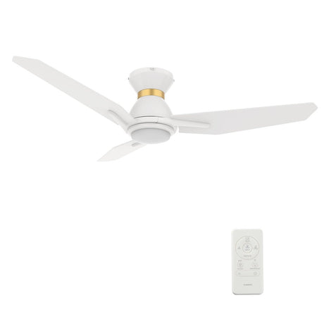 CALEN 48 inch 3 - Blade Flush Mount Smart Ceiling Fan with LED Light & Remote - LEDMyPlace