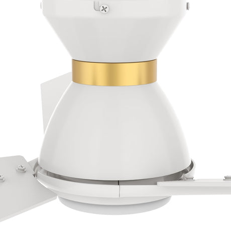 CALEN 48 inch 3 - Blade Flush Mount Smart Ceiling Fan with LED Light & Remote - LEDMyPlace