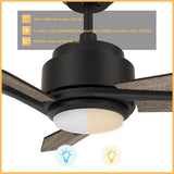 CALEN 48 inch 3 - Blade Smart Ceiling Fan with LED Light & Remote - LEDMyPlace